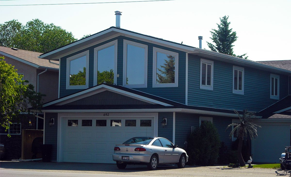 Large house windows with Solar Films