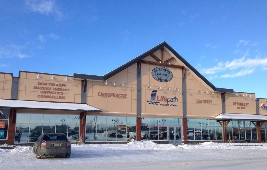 Chestermere Station windows with solar films