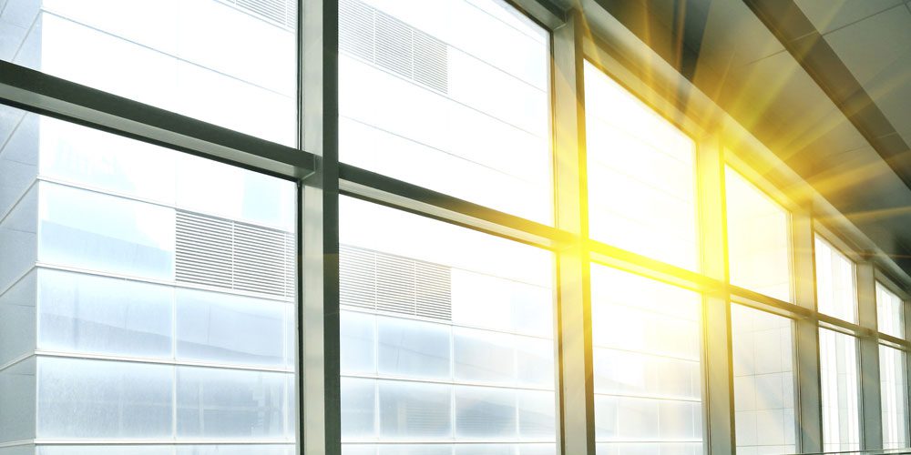 Uv rays penetrate unprotected glass