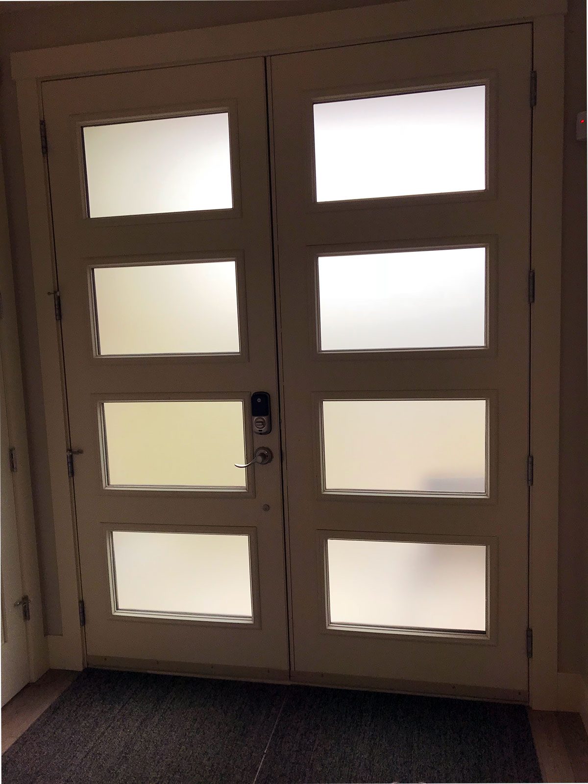 Frosted etch security film
