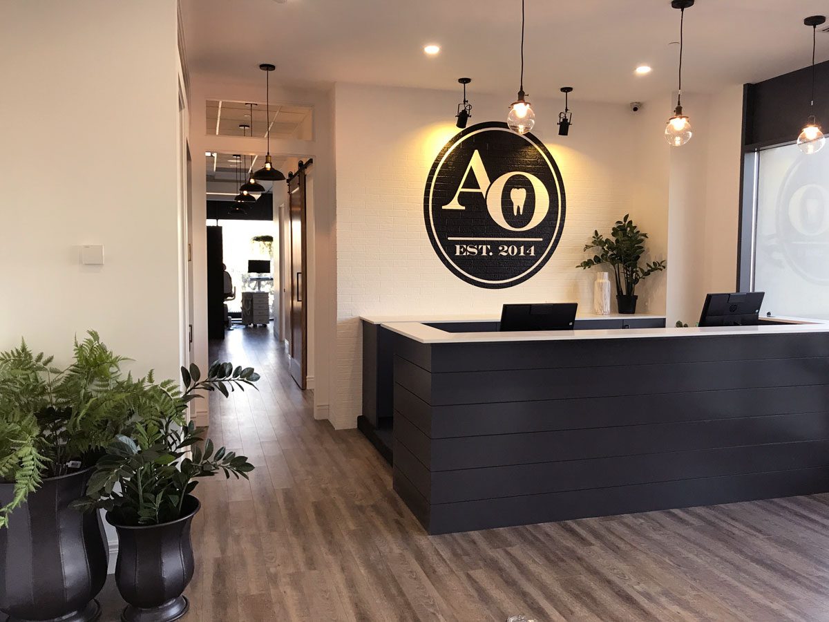 Vinyl graphic on wall
